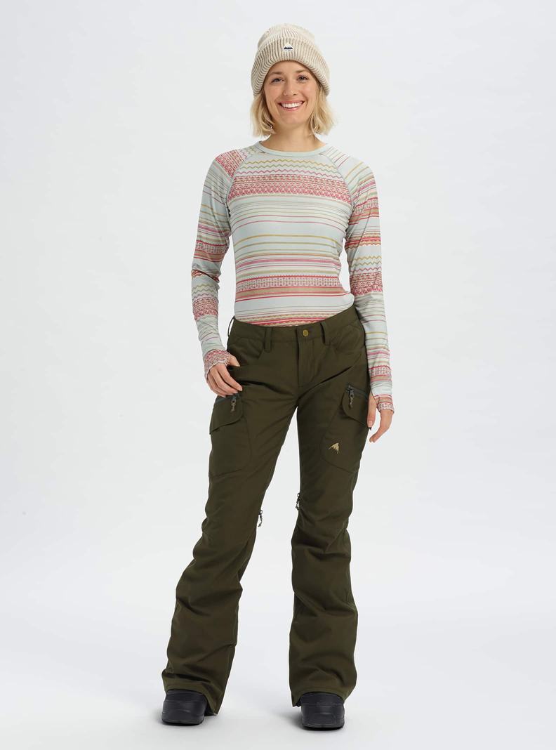 Pantalon Snowboard Burton Gloria - Alti  Vert Foncé Femme | EWW-8761946