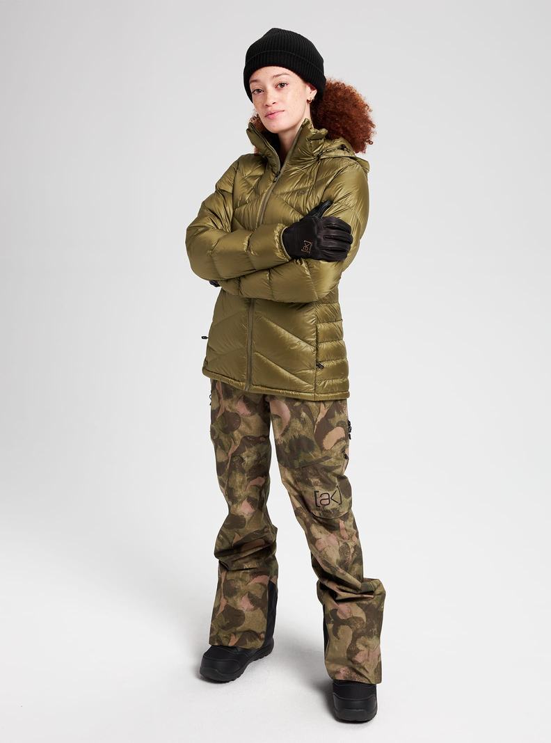 Veste Snowboard Burton [ak] Baker Down  Vert Olive Femme | GAV-8975009