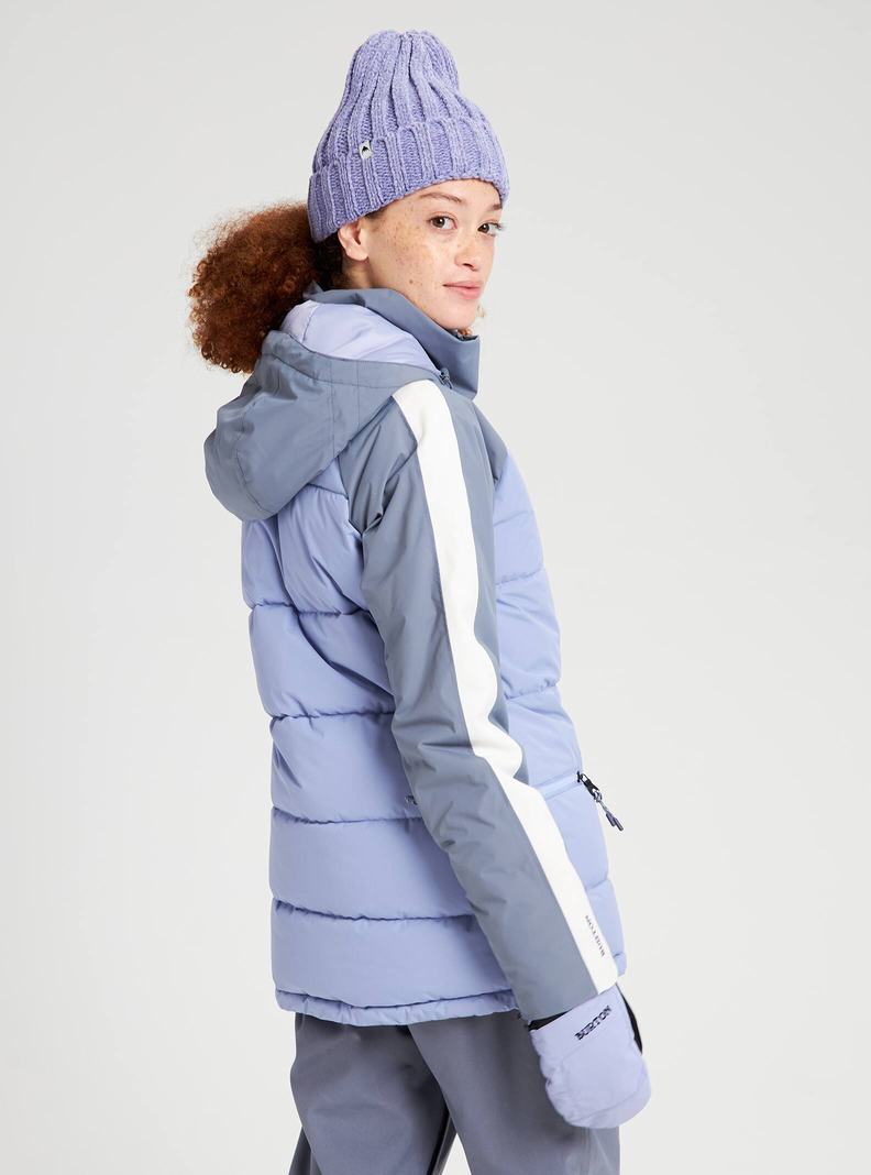 Veste Snowboard Burton Keelan  Violette Grise Femme | GAI-5259818