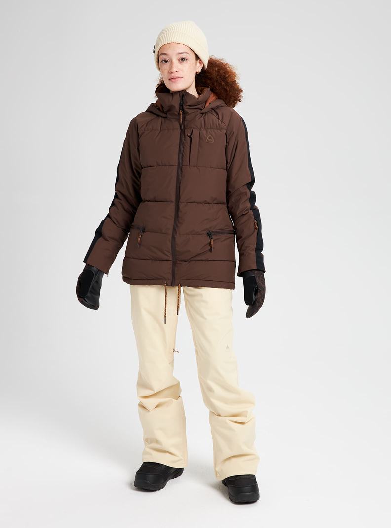 Veste Snowboard Burton Keelan  Marron Femme | CQN-8245410