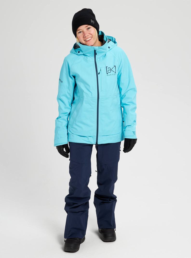 Veste Snowboard Burton [ak] Kimmy GORE-TEX 3L Stretch  Bleu Femme | RHR-6118569