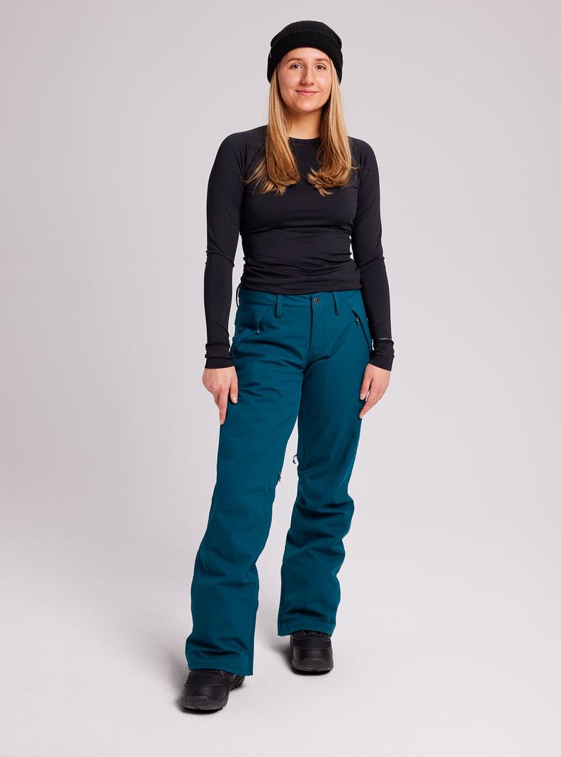 Pantalon Snowboard Burton Society  Bleu Femme | VIB-8908680