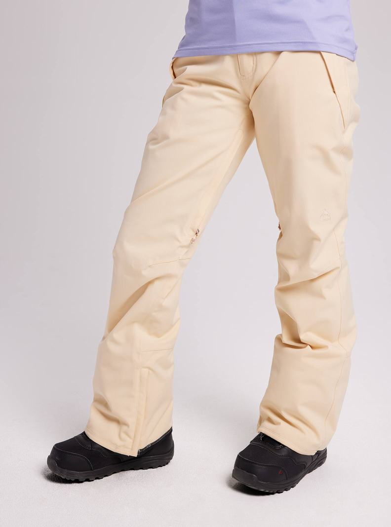 Pantalon Snowboard Burton Society  Beige Femme | FBW-4079862