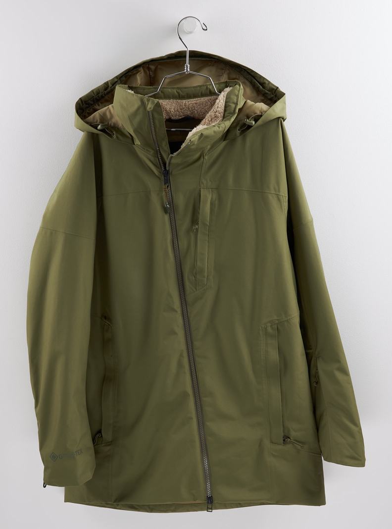 Veste Snowboard Burton GORE-TEX Pillowline  Vert Olive Femme | QJC-9167944