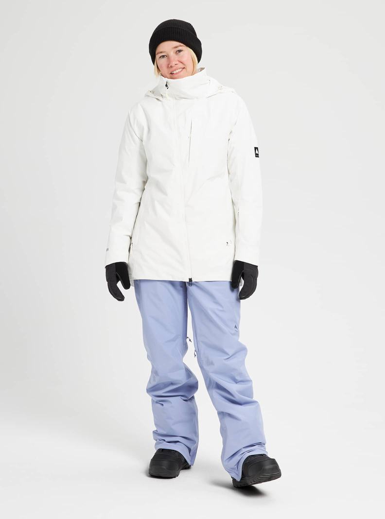 Veste Snowboard Burton GORE-TEX Pillowline  Blanche Femme | PPK-0191940