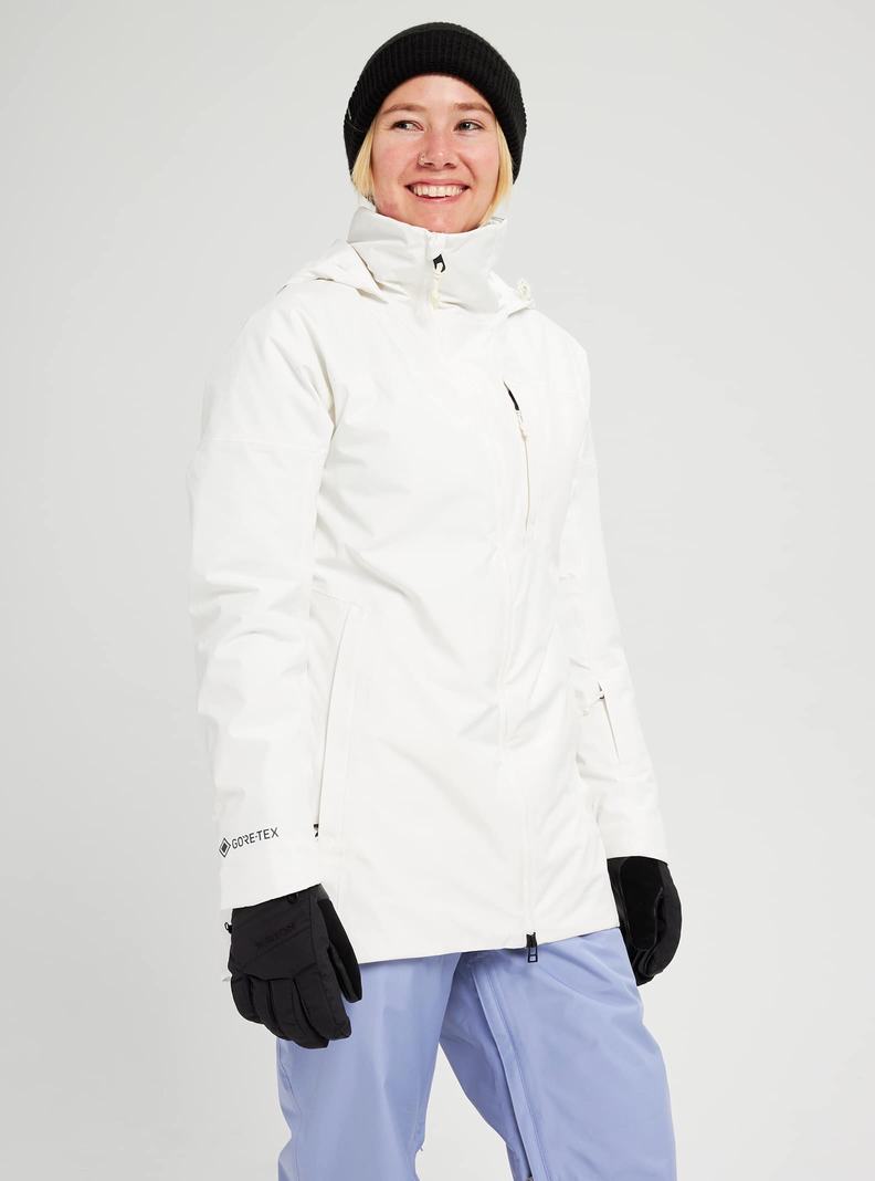 Veste Snowboard Burton GORE-TEX Pillowline  Blanche Femme | PPK-0191940