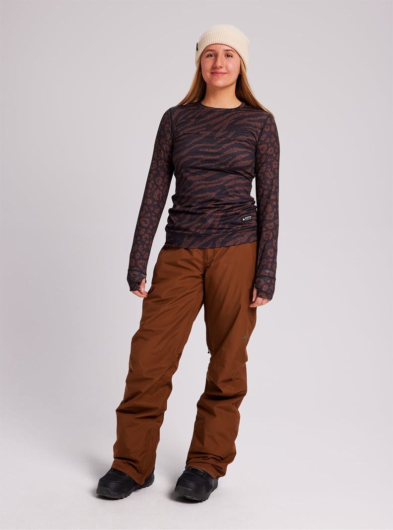 Pantalon Snowboard Burton GORE-TEX Powline Insulated  Marron Femme | XTP-4286401