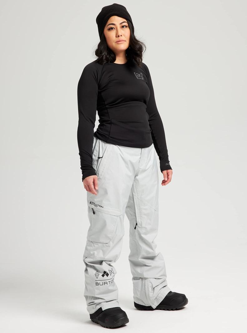 Pantalon Snowboard Burton [ak] GORE?TEX Insulated Summit  Grise Clair Femme | HXG-9293086