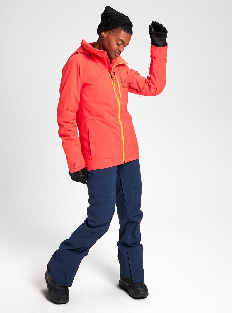 Veste Snowboard Burton [ak] GORE?TEX 2L Embark  Rouge Femme | BXQ-0286725