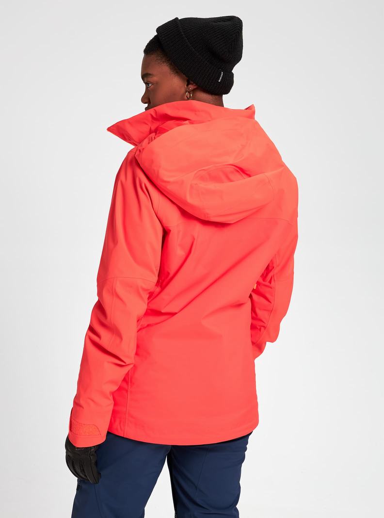 Veste Snowboard Burton [ak] GORE?TEX 2L Embark  Rouge Femme | BXQ-0286725