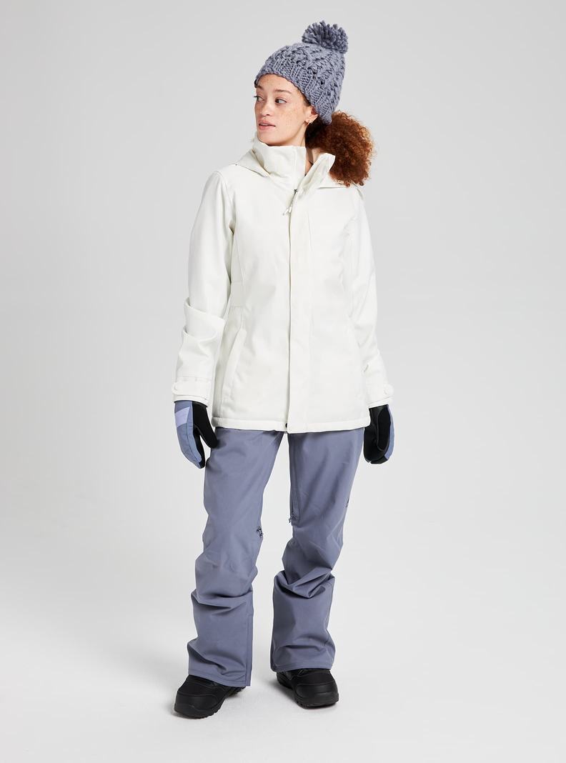 Veste Snowboard Burton Jet Set  Blanche Femme | PZS-4082296