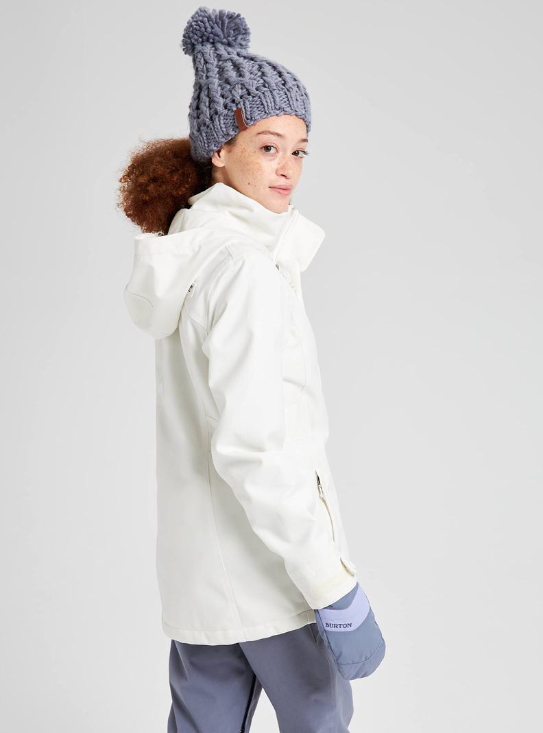 Veste Snowboard Burton Jet Set  Blanche Femme | PZS-4082296