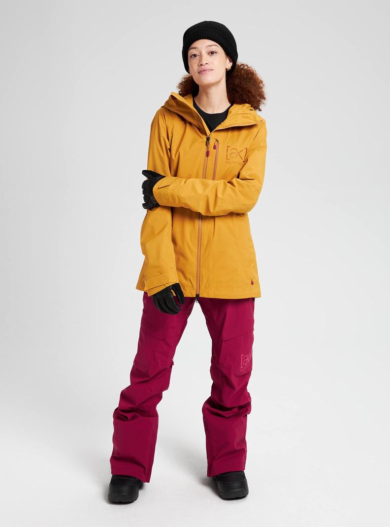 Veste Snowboard Burton [ak] GORE-TEX 2L Upshift  Jaune Femme | RTP-7776679