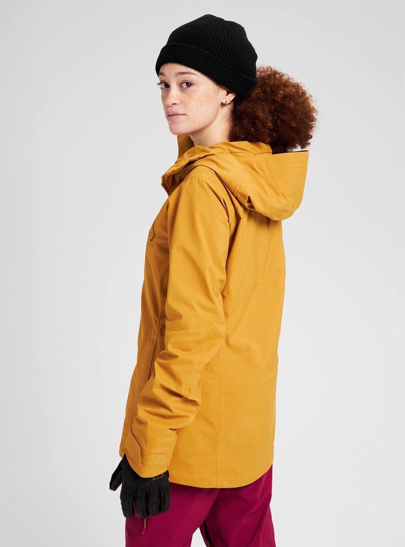 Veste Snowboard Burton [ak] GORE-TEX 2L Upshift  Jaune Femme | RTP-7776679