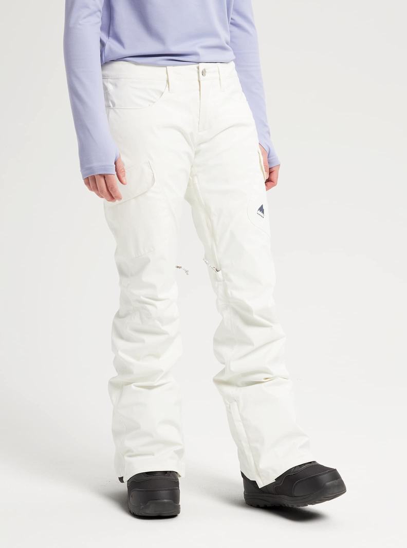 Pantalon Snowboard Burton GORE?TEX Gloria  Blanche Femme | SPB-2662703