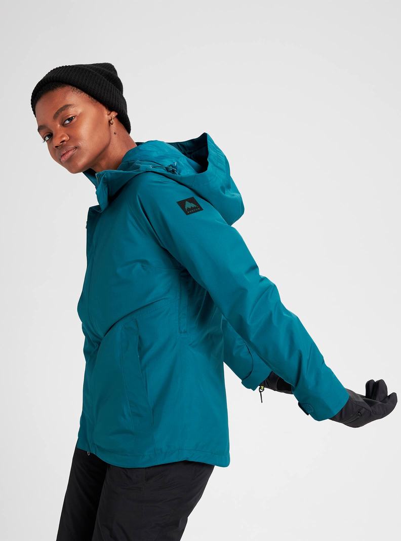 Veste Snowboard Burton GORE?TEX Powline  Bleu Femme | AEF-0300325