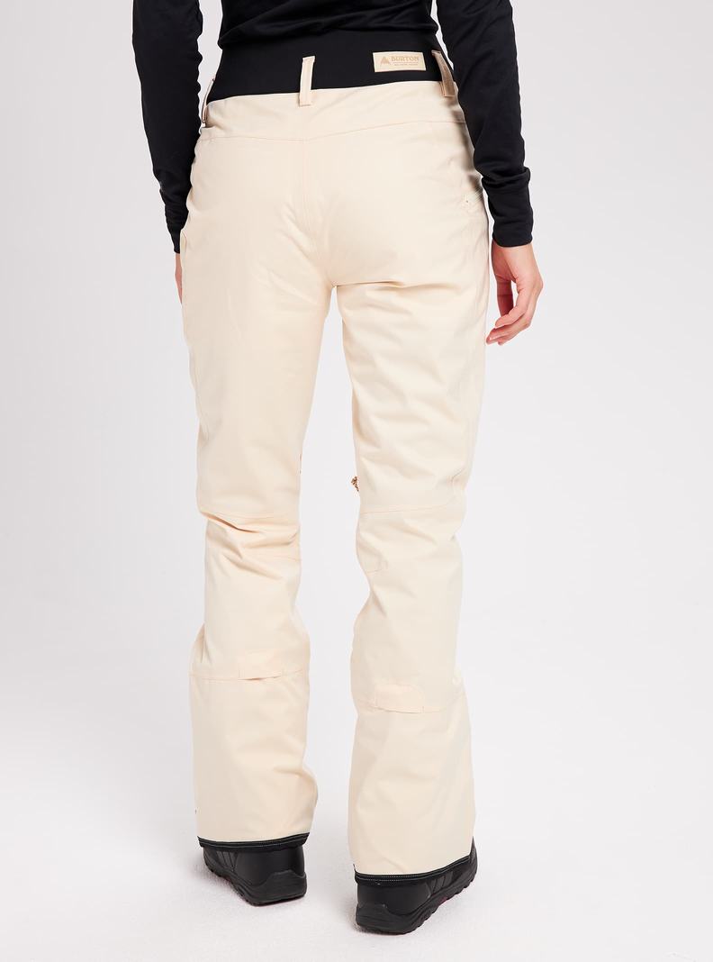 Pantalon Snowboard Burton Marcy High Rise Stretch  Beige Femme | PAV-4454004