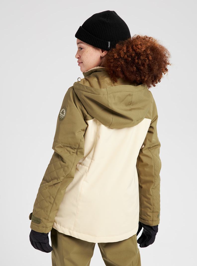 Veste Snowboard Burton Tulum Stretch  Vert Olive Femme | KED-7731525