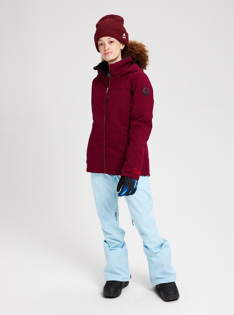 Veste Snowboard Burton Tulum Stretch  Bordeaux Femme | HKO-8995505