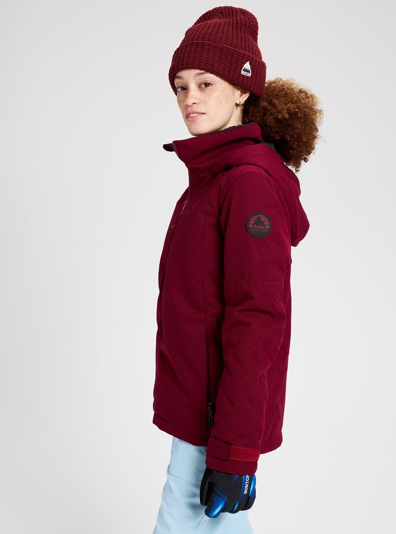 Veste Snowboard Burton Tulum Stretch  Bordeaux Femme | HKO-8995505