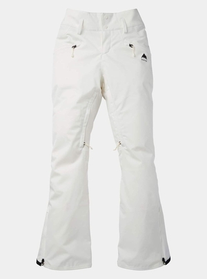 Pantalon Snowboard Burton Marcy High Rise Stretch  Blanche Femme | UDK-0227642