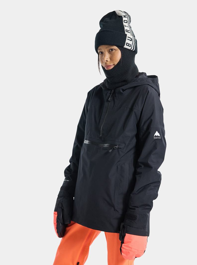 Veste Snowboard Burton Pillowline GORE-TEX 2L Anorak  Noir Femme | YSD-0838956