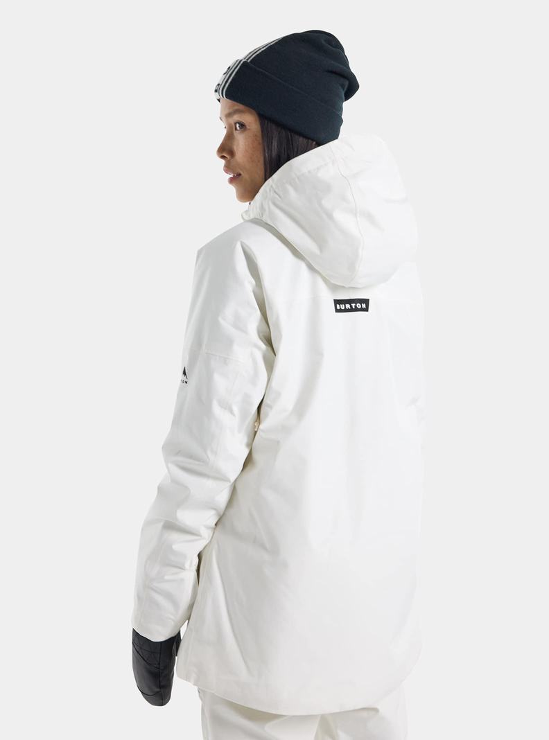 Veste Snowboard Burton Pillowline GORE-TEX 2L Anorak  Blanche Femme | BXZ-6984283