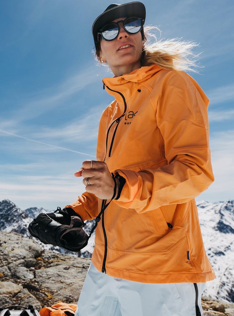 Veste Snowboard Burton [ak] Softshell  Orange Femme | OZV-9217314