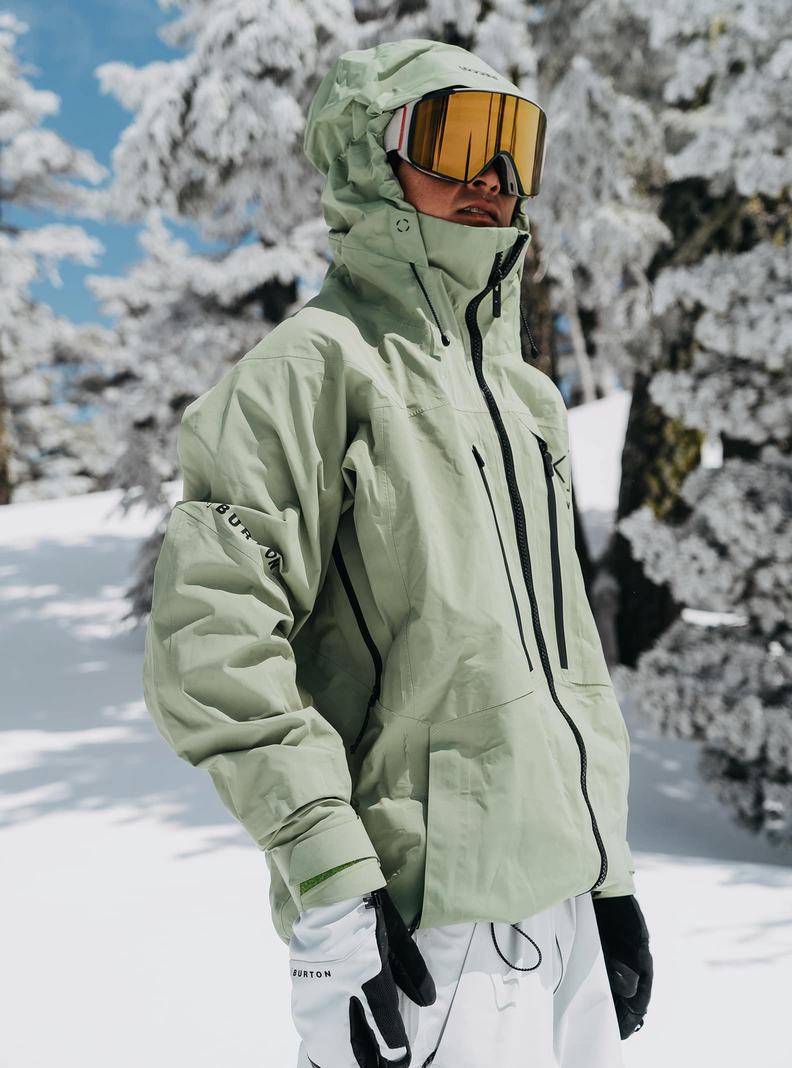 Veste Snowboard Burton [ak] Hover GORE?TEX PRO 3L  Vert Homme | JRX-8870598