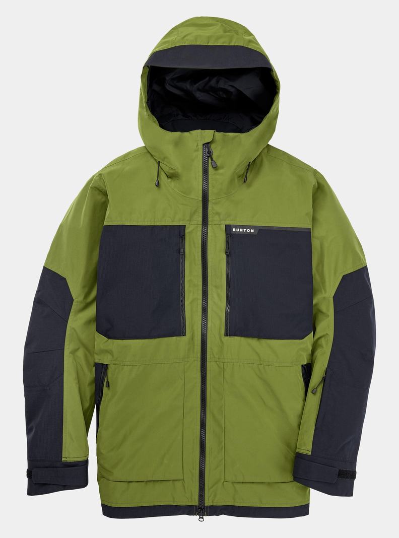 Veste Snowboard Burton Frostner 2L  Vert Noir Homme | CQE-8053087