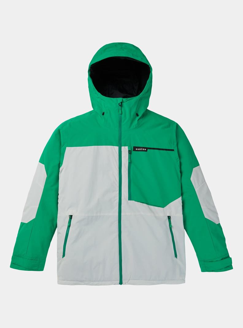 Veste Snowboard Burton Peasy 2L  Vert Blanche Homme | QOK-9728275