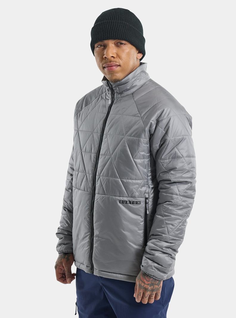 Veste Snowboard Burton Versatile Heat Synthétique Insulated  Grise Homme | DEU-3792894