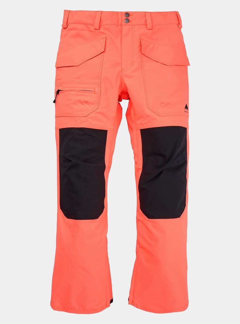 Pantalon Snowboard Burton Southside 2L (Slim Fit)  Orange Noir Homme | BEY-7391481