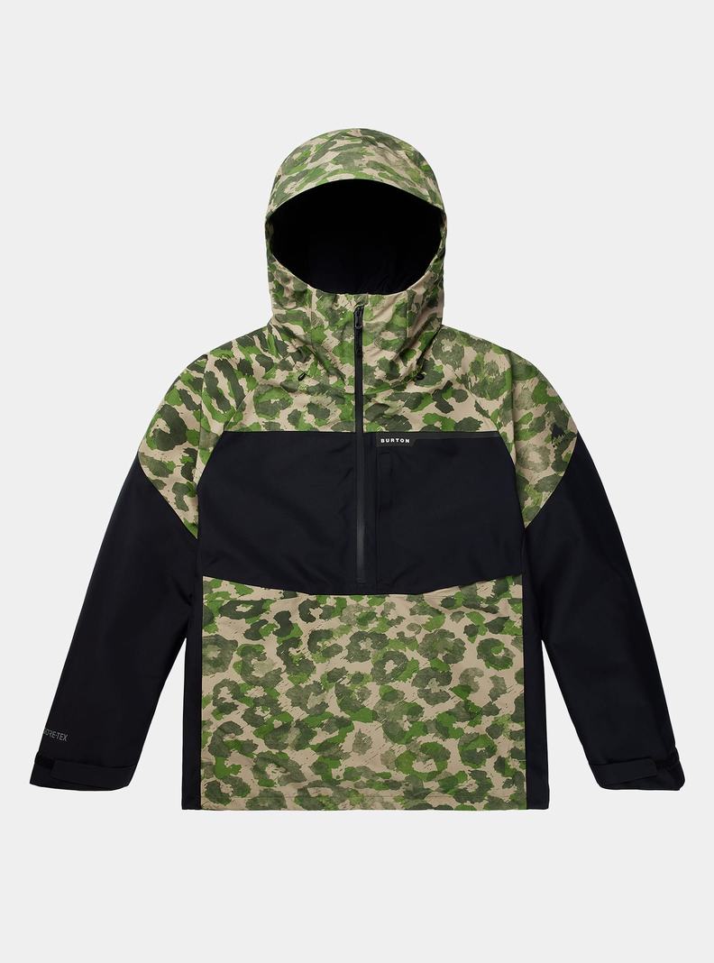 Veste Snowboard Burton Pillowline GORE-TEX 2L Anorak  Camouflage Noir Homme | VNN-9918058