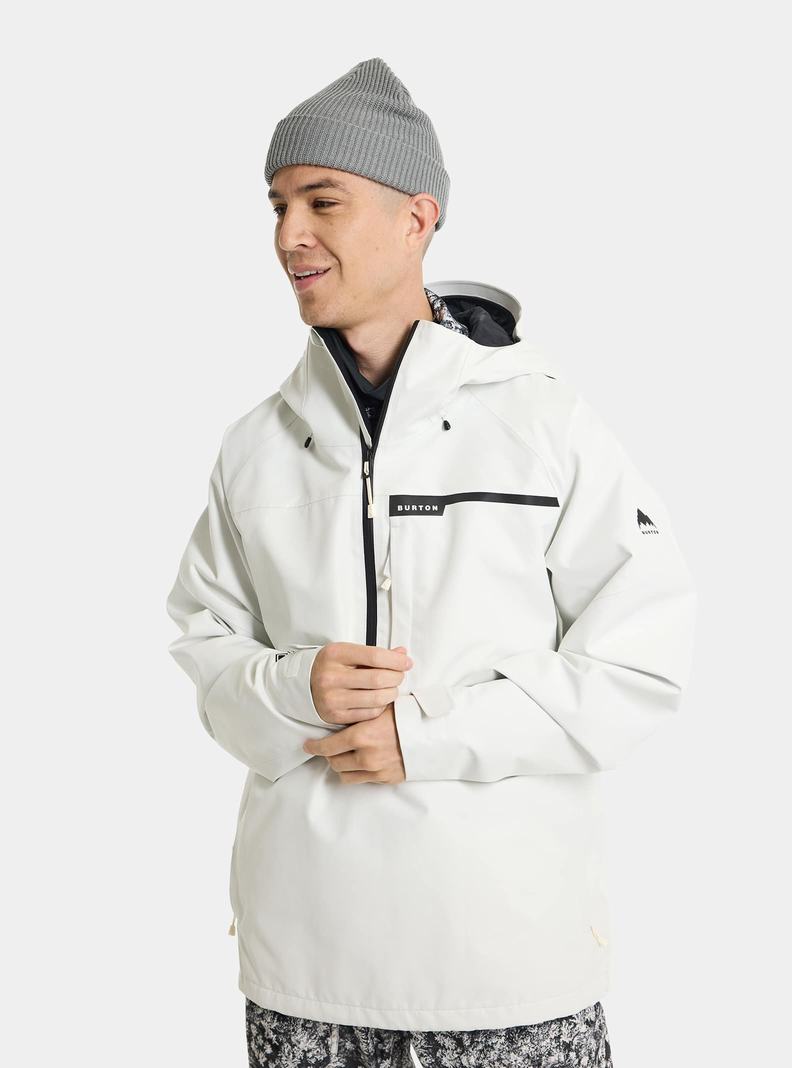 Veste Snowboard Burton Pillowline GORE-TEX 2L Anorak  Blanche Homme | WUP-4036819