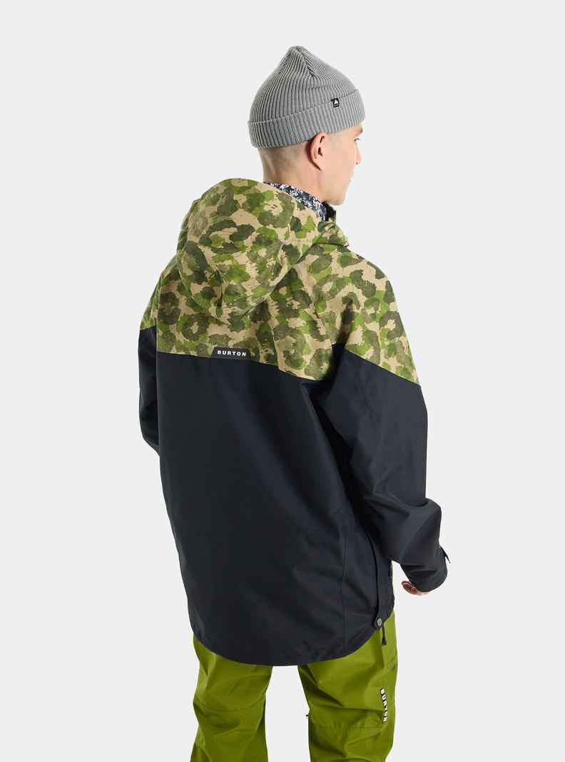 Veste Snowboard Burton Pillowline GORE-TEX 2L Anorak  Camouflage Noir Homme | VNN-9918058