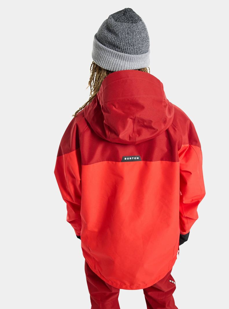 Veste Snowboard Burton Pillowline GORE-TEX 2L Anorak  Rose Orange Rose Homme | VPM-1544493