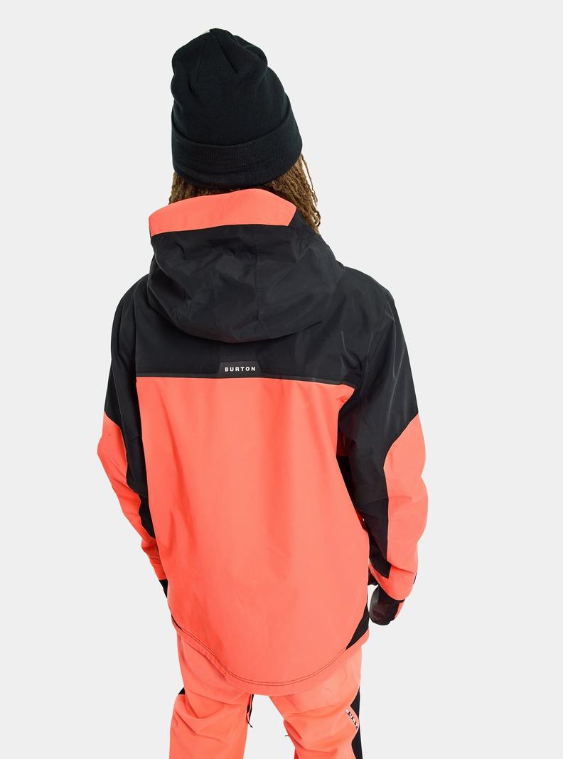 Veste Snowboard Burton Frostner 2L  Noir Orange Homme | UOX-5610602