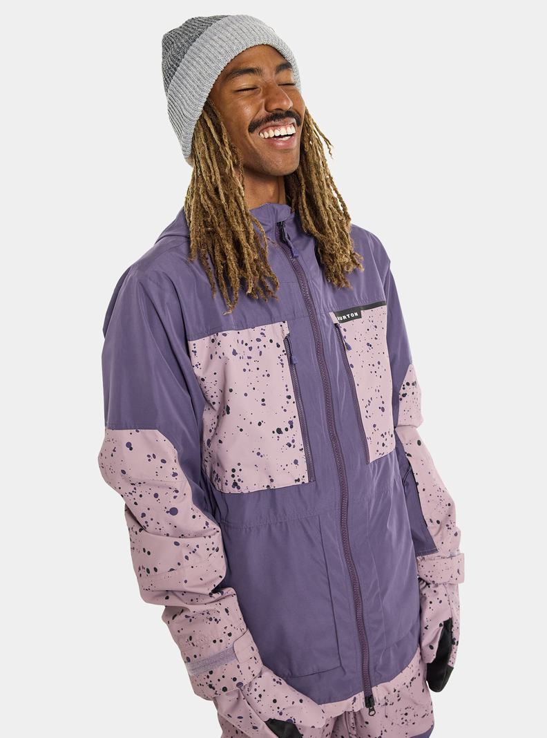 Veste Snowboard Burton Frostner 2L  Violette Homme | CPK-7751958