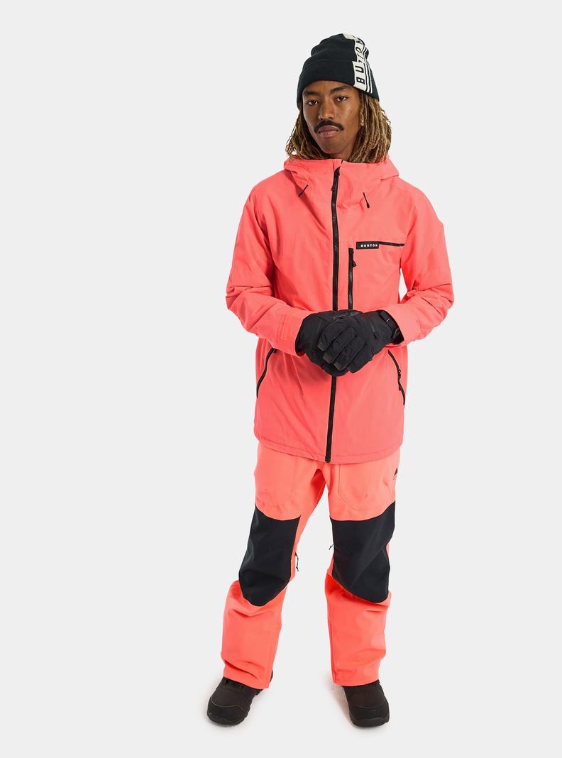 Veste Snowboard Burton Peasy 2L  Orange Homme | UTI-1963006