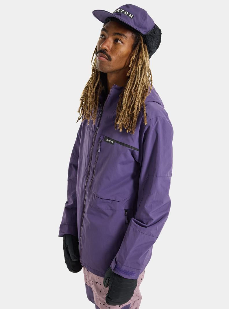 Veste Snowboard Burton Peasy 2L  Violette Homme | UUH-2360421