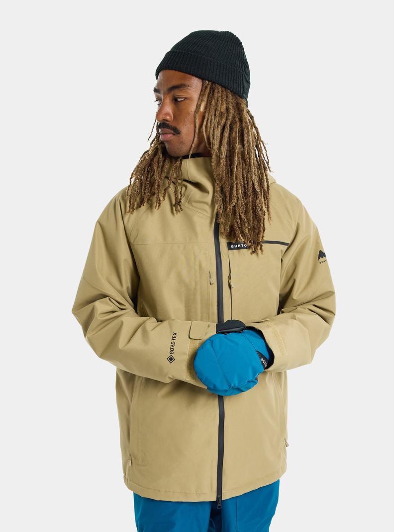 Veste Snowboard Burton Pillowline GORE?TEX 2L  Kaki Homme | QAN-3395749