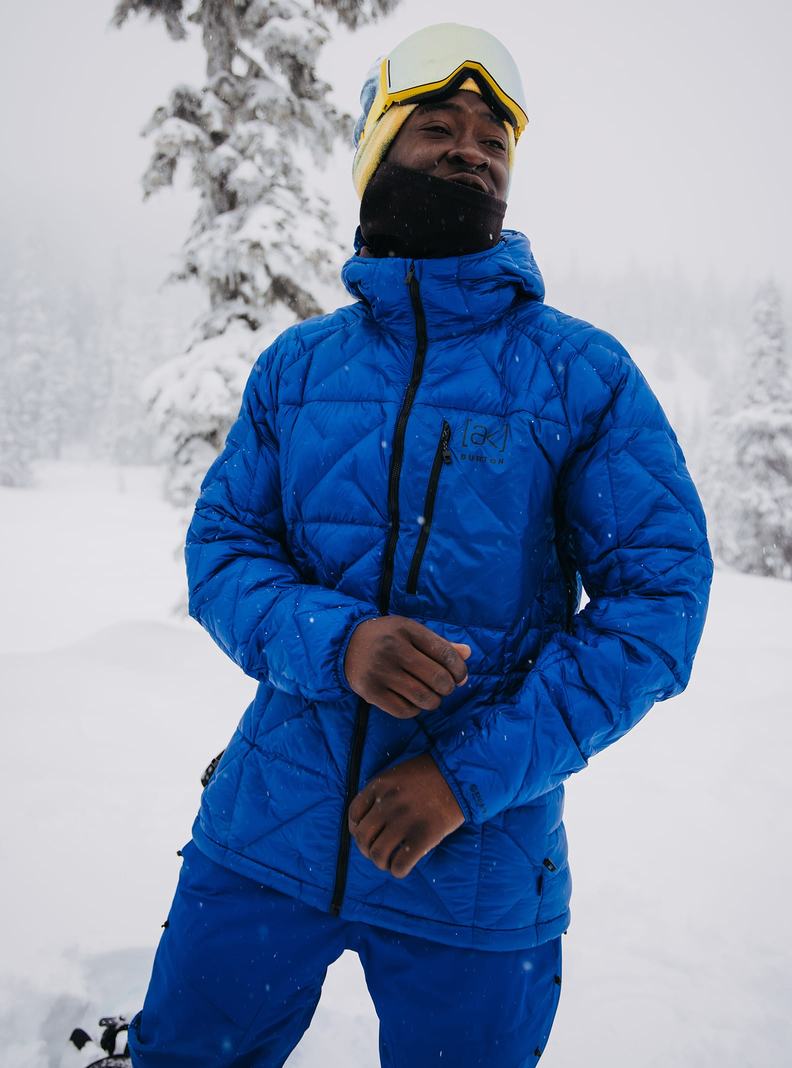 Veste Snowboard Burton [ak] Baker Encapuchonné Down  Bleu Homme | KOD-5028387