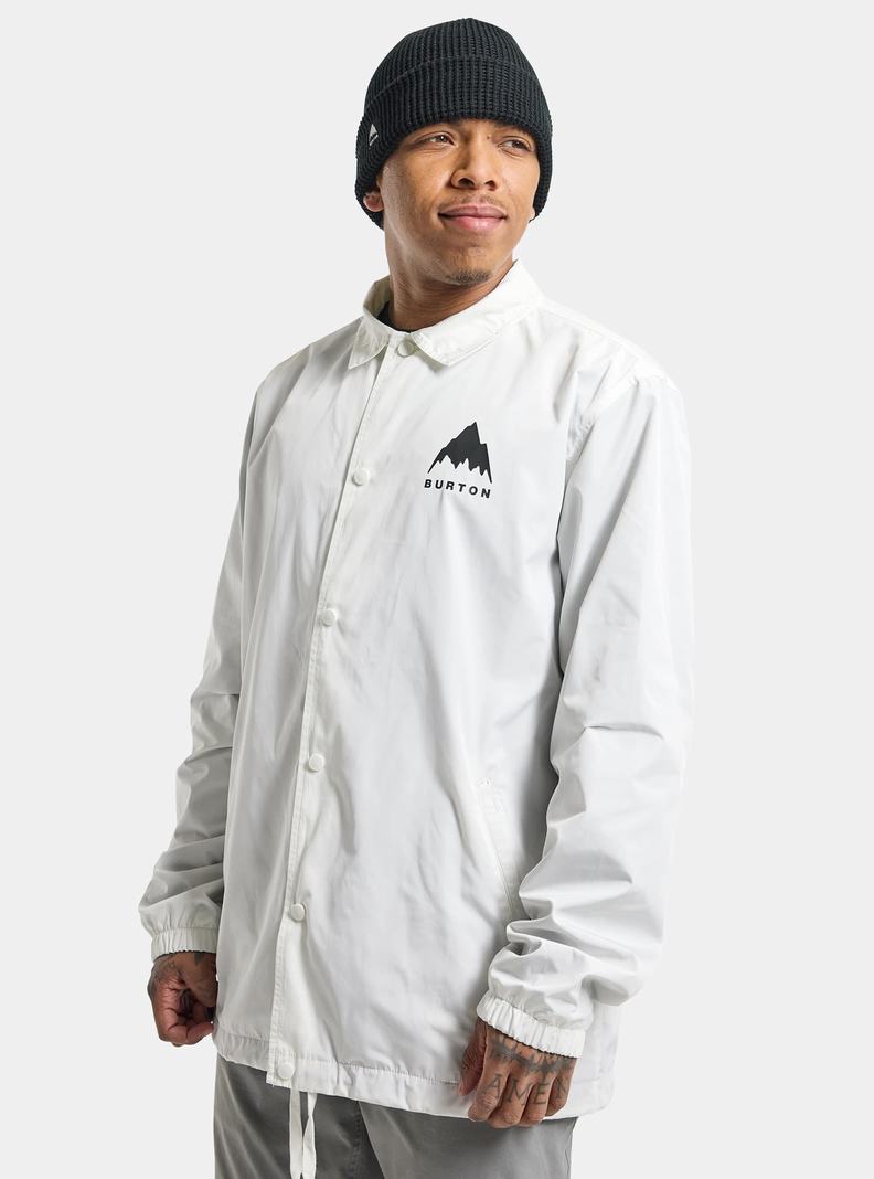 Veste Snowboard Burton Coaches  Blanche Homme | NUN-7361014