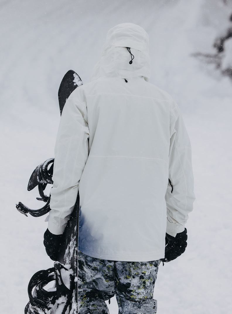 Veste Snowboard Burton [ak] Cyclic GORE?TEX 2L  Blanche Homme | QNS-1451861