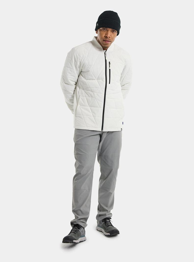 Veste Snowboard Burton Versatile Heat Insulated  Blanche Homme | WYV-3507550