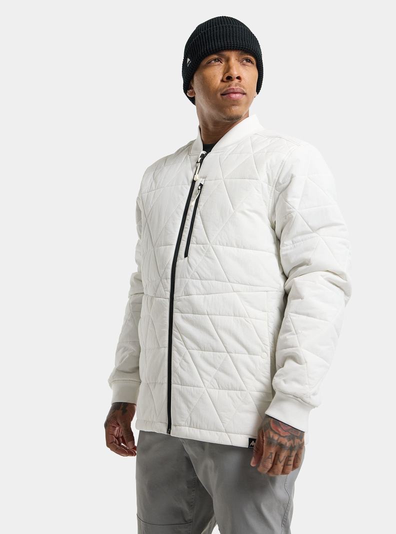 Veste Snowboard Burton Versatile Heat Insulated  Blanche Homme | WYV-3507550