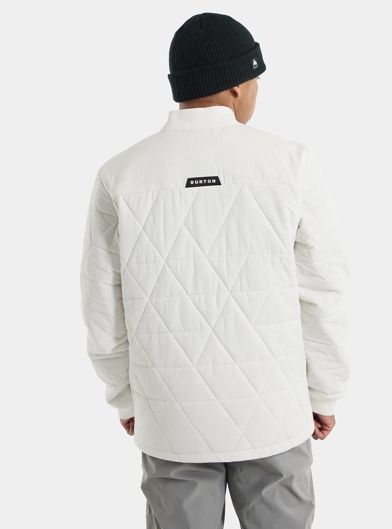 Veste Snowboard Burton Versatile Heat Insulated  Blanche Homme | WYV-3507550