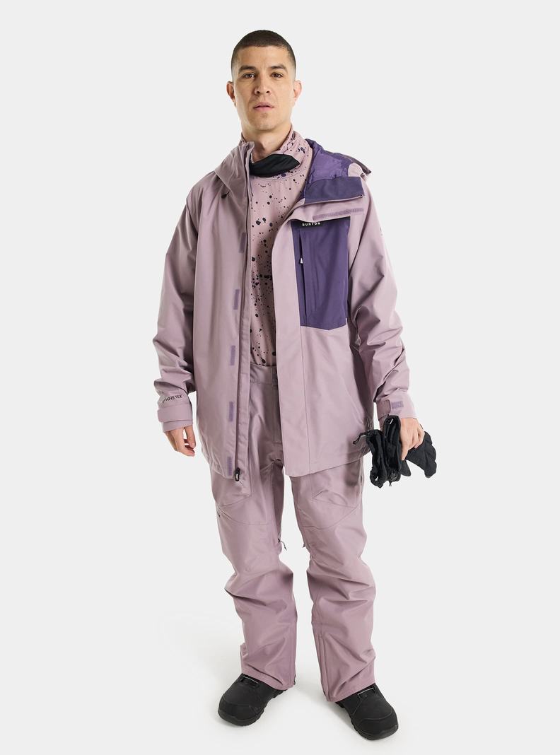 Veste Snowboard Burton Powline GORE-TEX 2L  Violette Homme | JVT-0945993