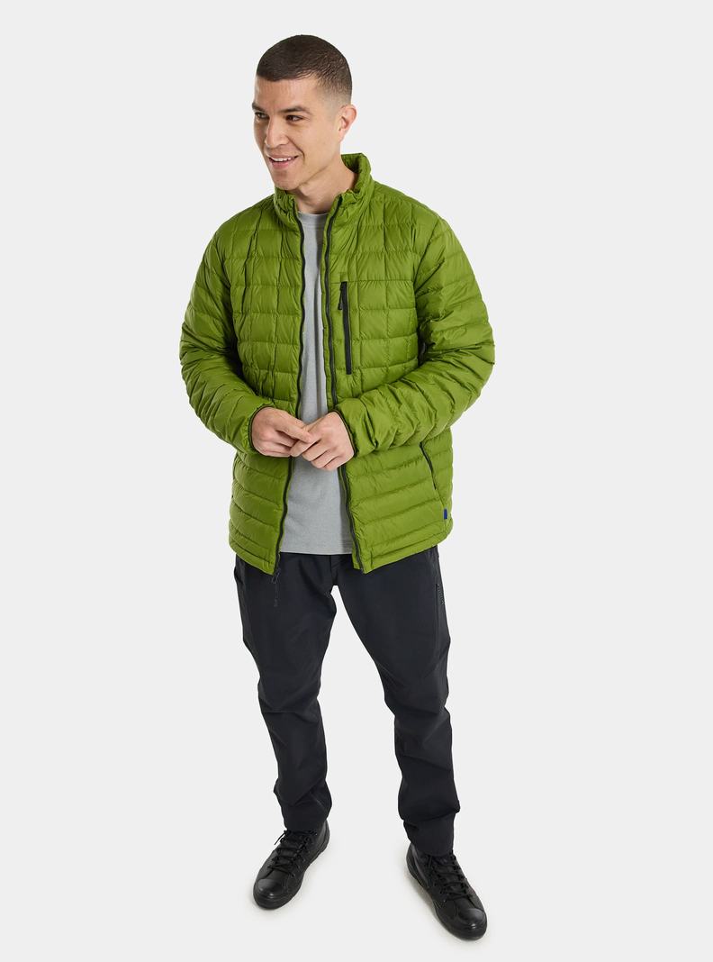 Veste Snowboard Burton Mid-Heat Down  Vert Homme | AOA-5471677